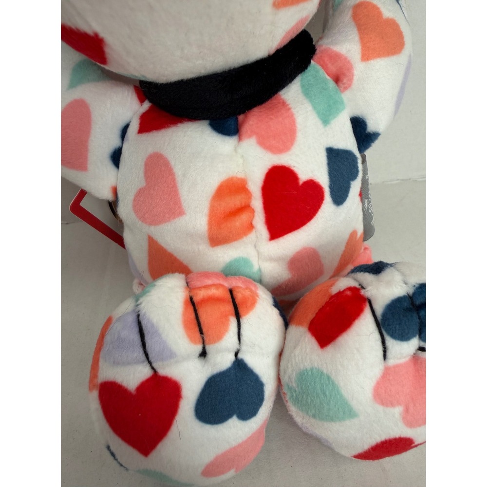 Hallmark Peanuts Floppy Snoopy Plush Heart Pattern Multi Valentine Gift NWT - Picture 8 of 8